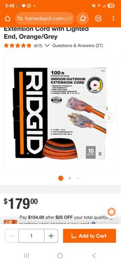 100 Ft Extension Cord