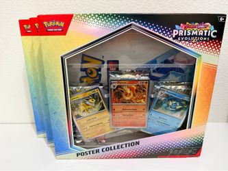 Pokémon prismatic evolution poster collection