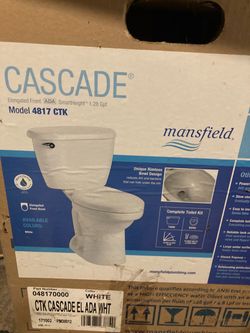 Mansfield Cascade Elongated ADA Toilet Kit – Model 4817 CTK
