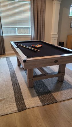 Playcraft Bryce Pool Table – Light Oak + Black Felt - OBO
