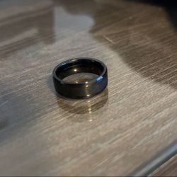 Black Tungsten Carbide Ring 