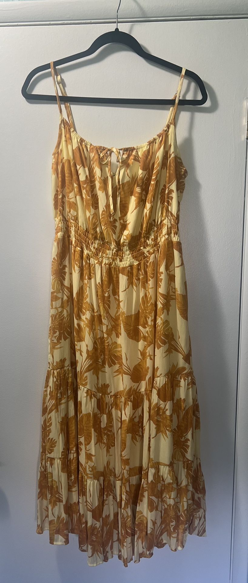 New Banana republic Sundress Sz medium Yellow Orange
