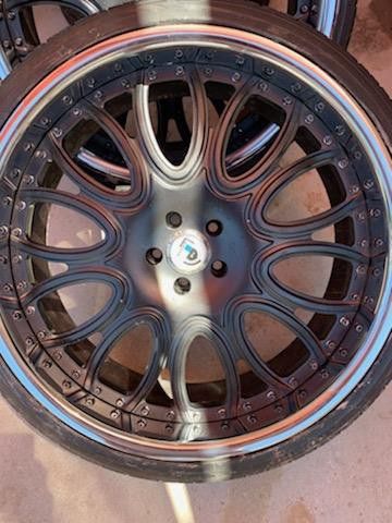 24" Asanti 3 piece rims