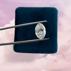 3.03 Ct Lab Grown Oval Shape Certified Diamond 