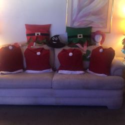 White  Fabric  Couch