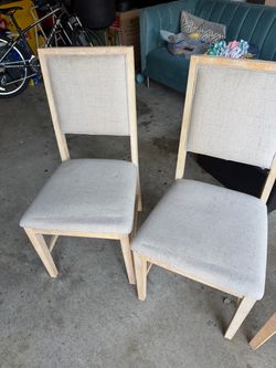 Set of 4 Upholstered Dining Chairs