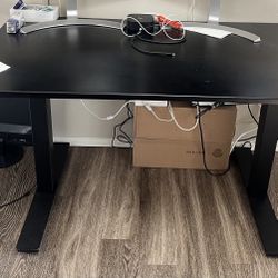 Sit Stand Work Table With Motorized mechanisms 