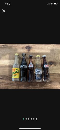 Vintage Mini Soda Bottles