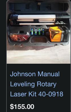 Johnson Laser Level ; Trades Alright ; Negotiable 