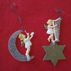 Vintage Christmas  Ornaments - Angels