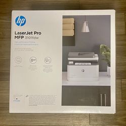 HP LaserJet Pro MFP 3101fdw Wireless Printer with Fax - New