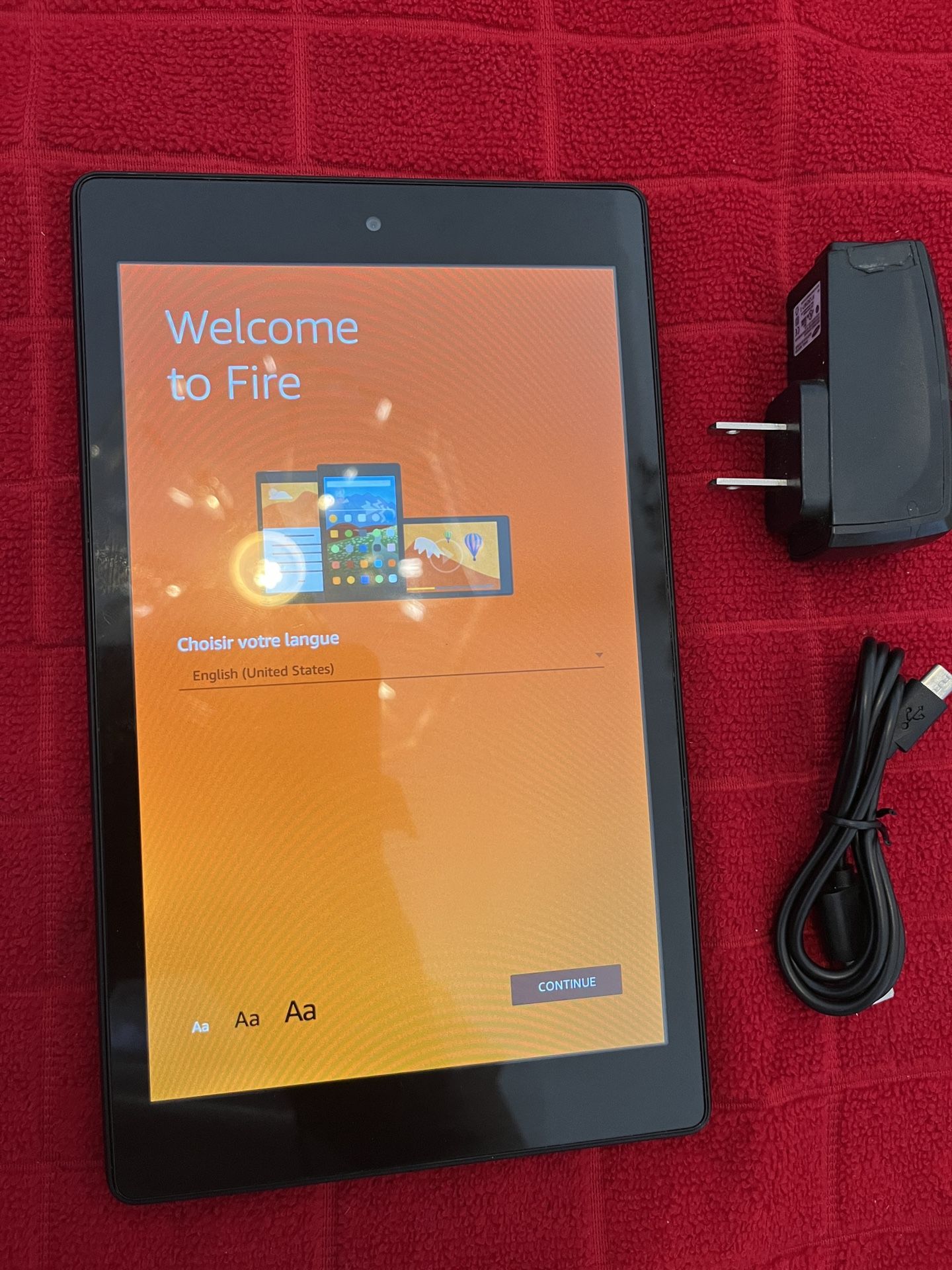 Amazon Fire HD 8” Tablet 7th Gen 8in 16gb SX034QT WiFi Android Smart Tablet NV1859
