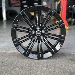22” Gloss Black Wheels Will Fit Range Rover Land Rover Sport Range Rover HSE
