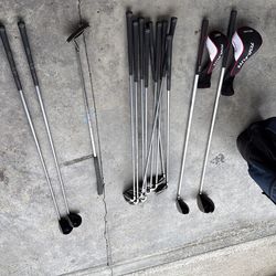 Callaway steelhead Left-handed golf clubs & Top flite drivers