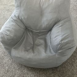 Gray Bean Bag Chair