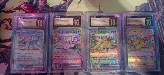 CGC Pristine 10 Japanese Pokémon Card Lot of 4