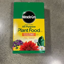 12.5 Pounds Of Miracle Grow (sealed Box)