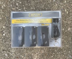 3-pack Defiant Wireless Remote Control Switch Set