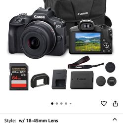 📸 Canon EOS R100 Mirrorless Camera Bundle – $700