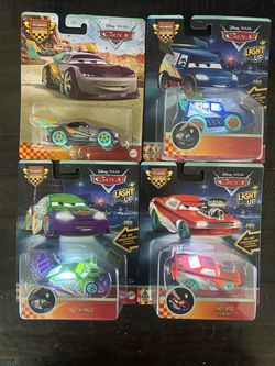 Disney Pixar Cars Light Up Die-Cast 4-Pack