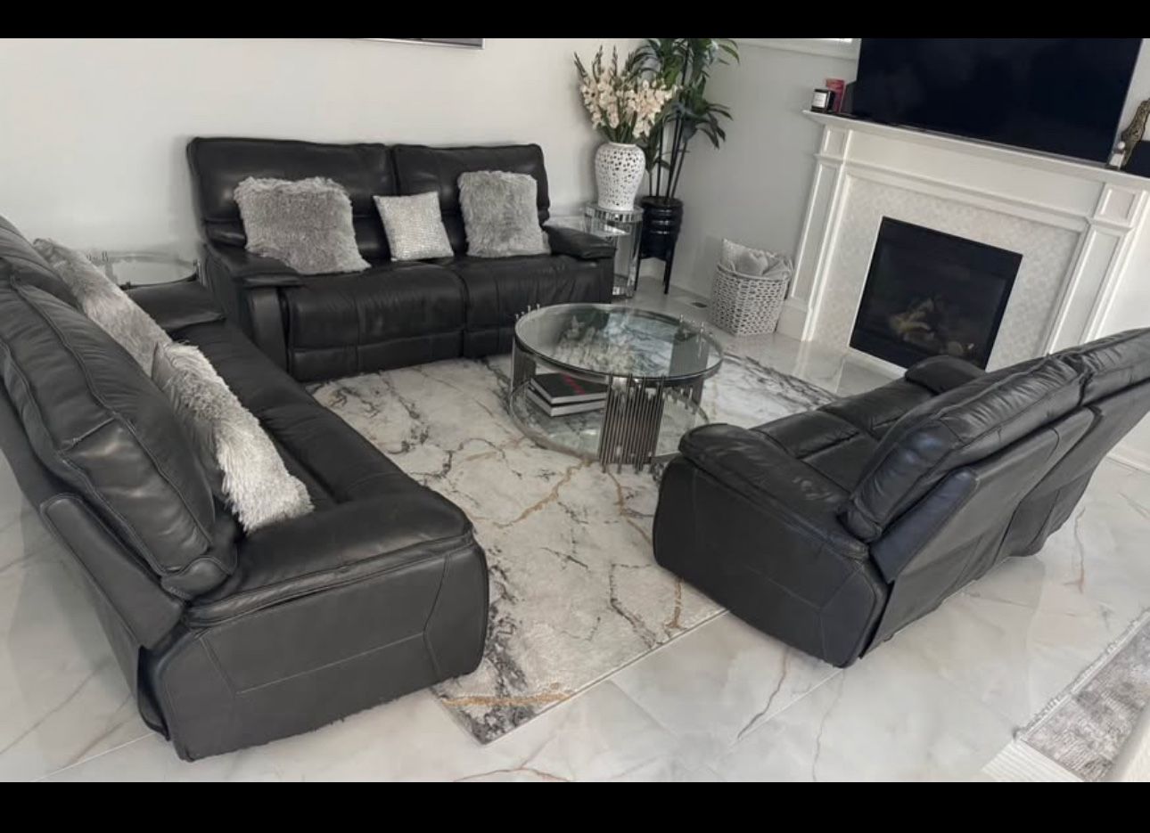 Recliner Sofa And Love Seat 