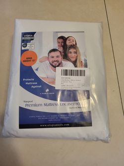 NEW PREMIUM KING 12" MATTRESS ENCASEMENT