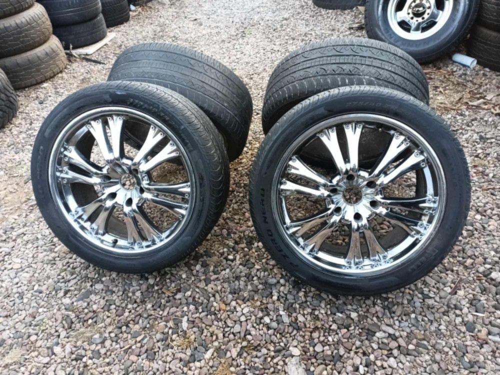 RIMS 275/40R20...6 LUGS FIT TOYOTA TACOMA NISSAN XTERRA NISSAN IZUSO RODEO NISSAN FRONTIER NISSAN PATHFINDER
