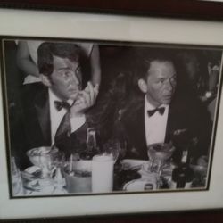 Hollywood Frank Sinatra/Dean Martin 16x20 Photo Framed

