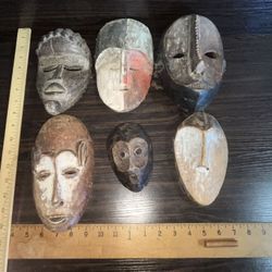 Old African Carved Masks