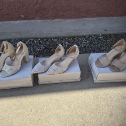 Beautiful Wedding Shoes Size 6