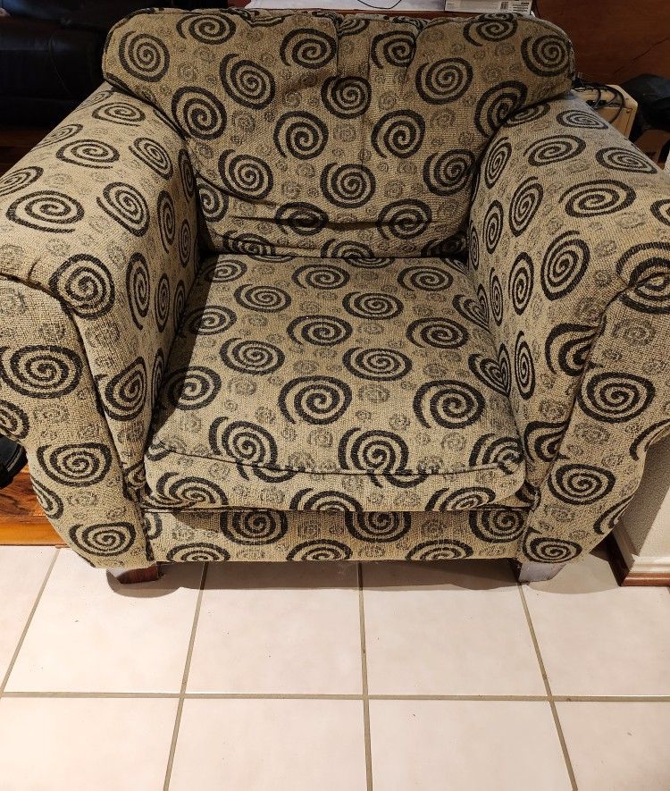 Large Stuffed Armchair