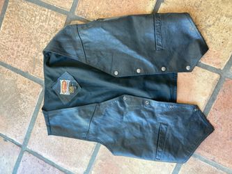 Biker leather vest Halloween costume idea