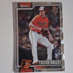 Topps 2026 Trevor Rogers #80 Baltimore Orioles 75th Anniversary Series One