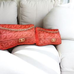 2 Pillows Shape Of Purse Red Valentines 