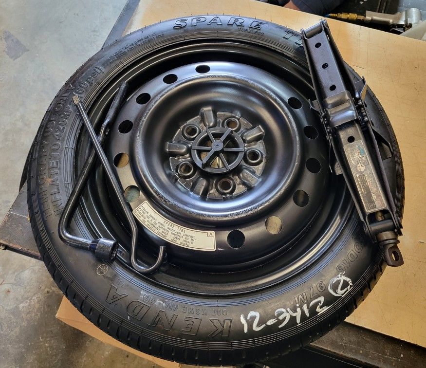 2013 THRU 2019 HONDA ACCORD SPARE TIRE WHEEL DONUT 16" WITH JACK 125/80/16 for Sale in Miami