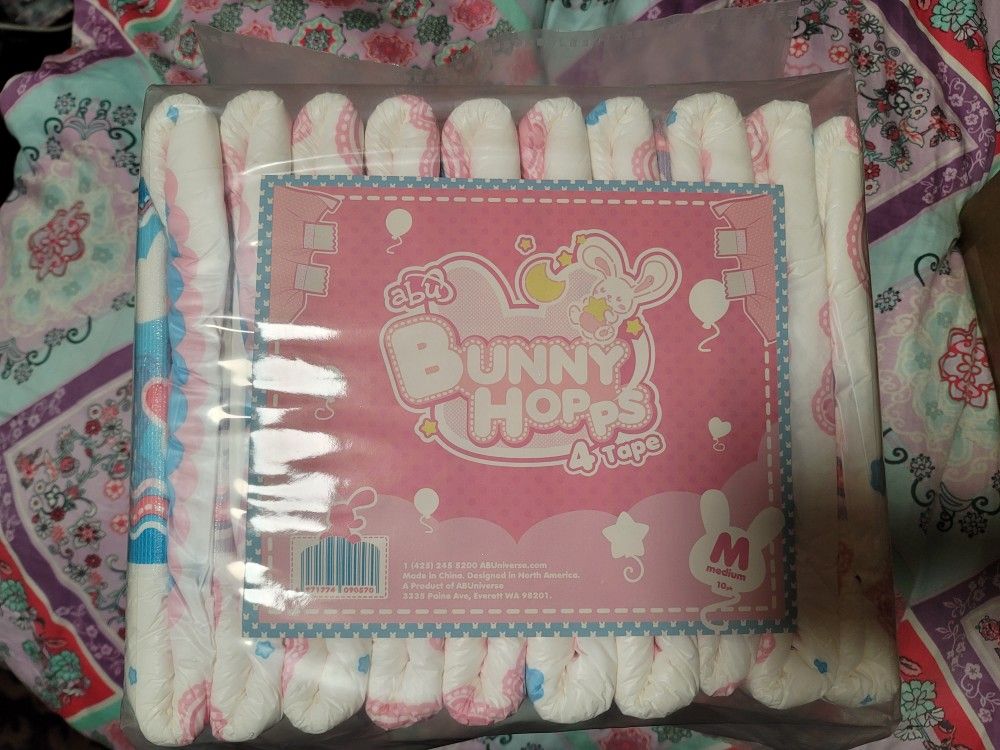 Abu Bunnyhopps ABDL Adult Diapers Size M
