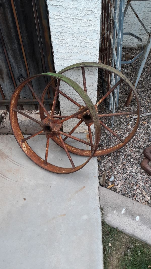 Antique steel wheels for Sale in Chandler, AZ OfferUp