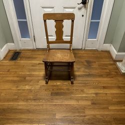 Wooden Kids Rocking Chair 