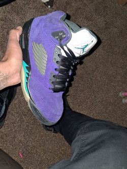 Air Jordan 5 Purple Grape Sneakers