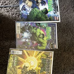 Marvel Comic (Thanos Vs Hulk ) Set 1-3