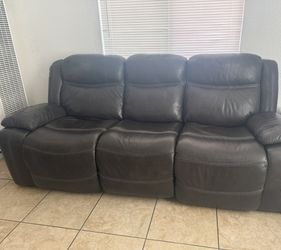 Leather Couch 