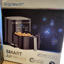 7.4 QT Air Fryer(Recipes), 9 in 1 Aigostar Air Fryer Oilless Oven with 8 Presets(new)