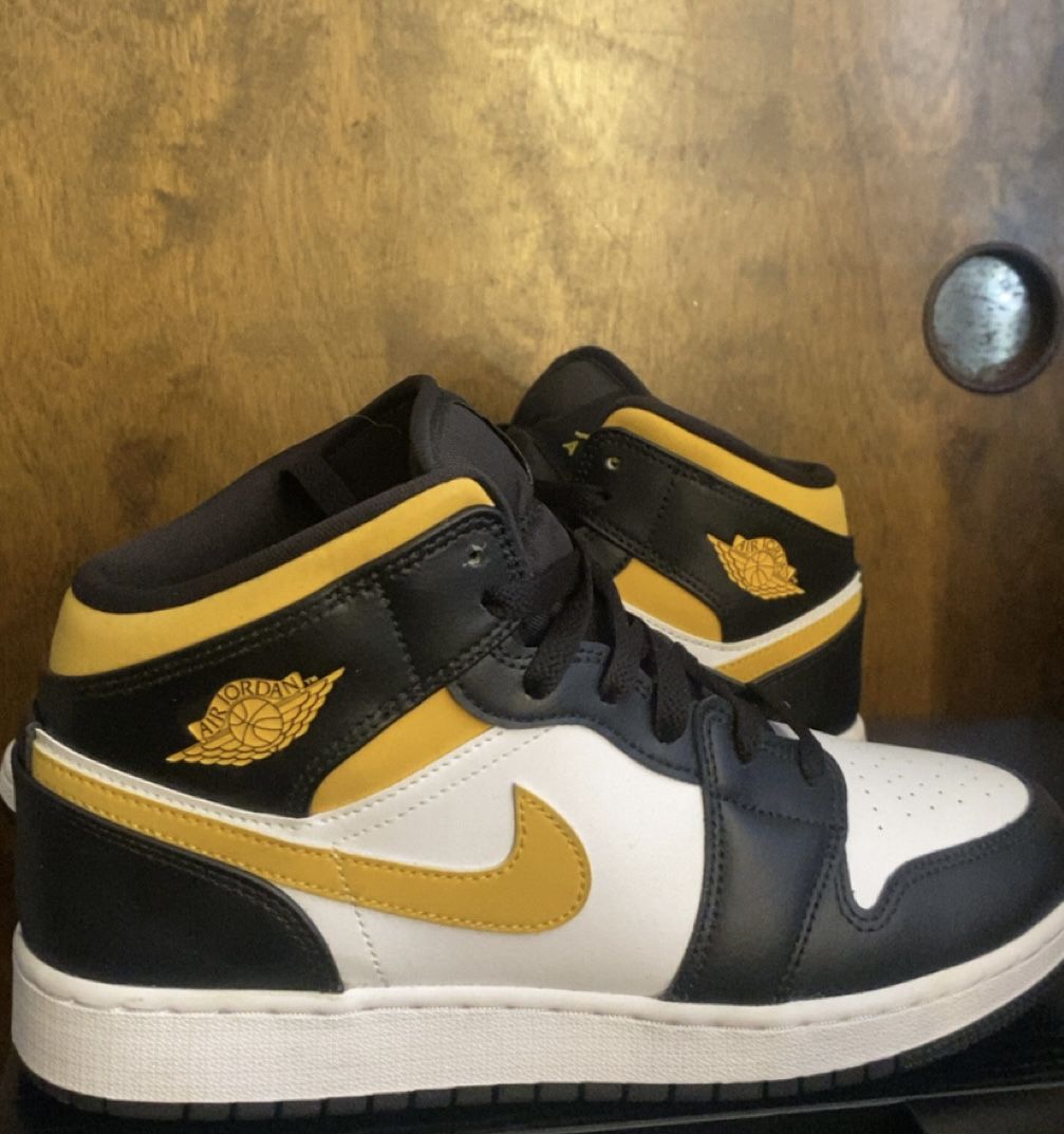 Air Jordan 1s White Pollens