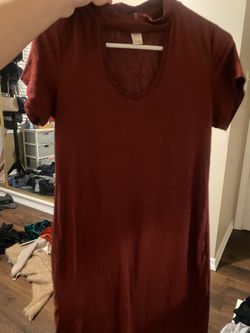 Short Burgundy Dress
