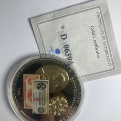 Authenticated $500 Lincoln Coin 