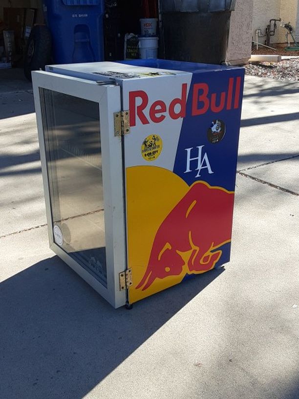 Red Bull Mini Fridge