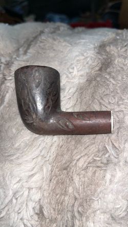 Carved Wood Tobacco Pipe