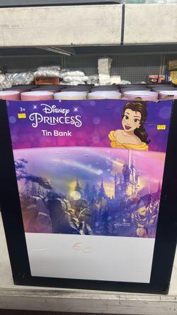 Disney princess Tin Bank
