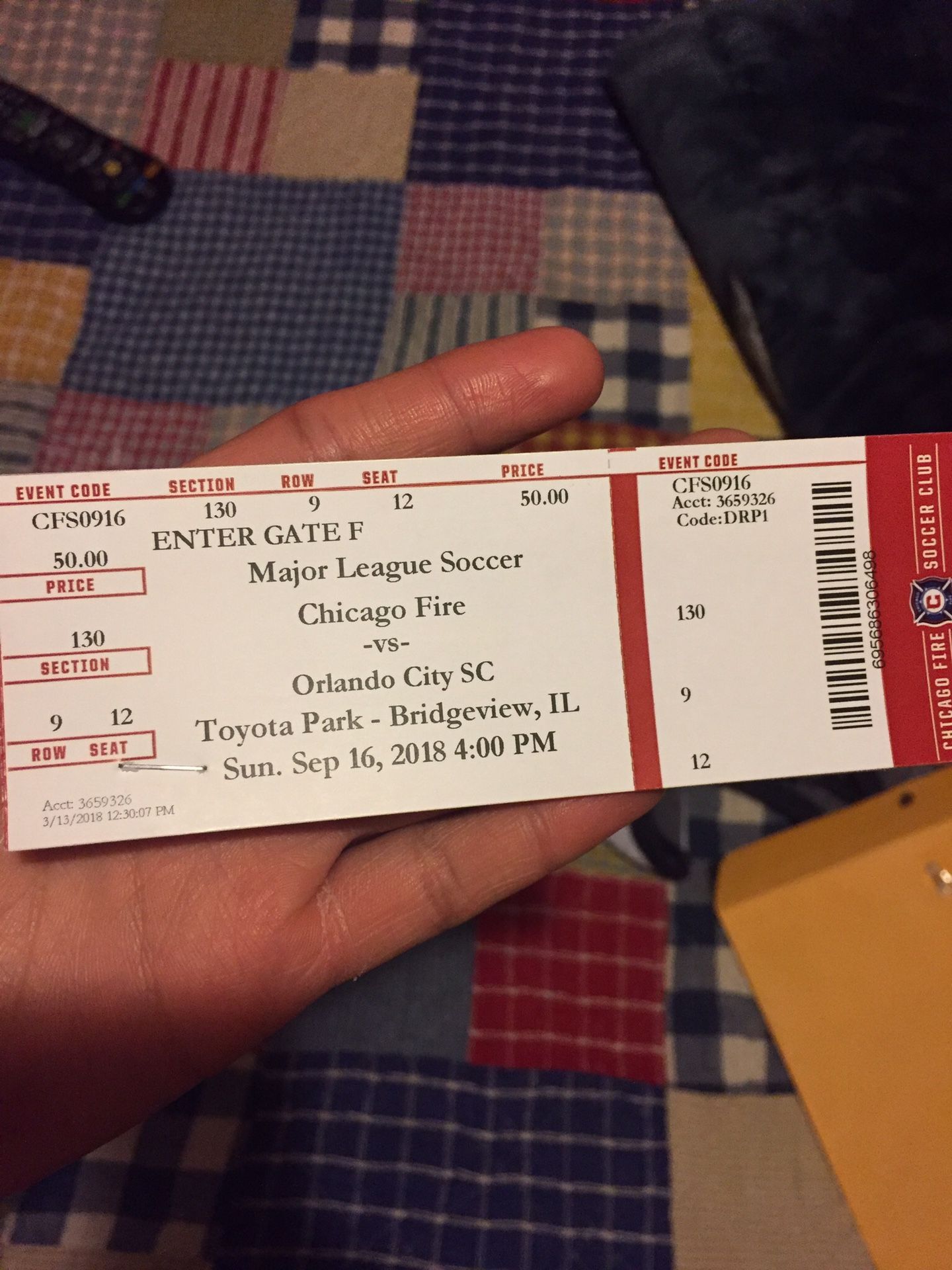 Chicago Fire tickets
