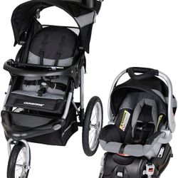 Baby Trend Expedition Jogger Travel System, Millennium White